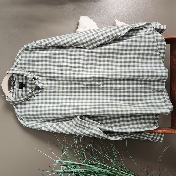 J. Crew Shirts J Crew Performance Slim Untucked Sage Green And